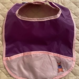 Walla Bib purple & pink with sleeve, new without tags